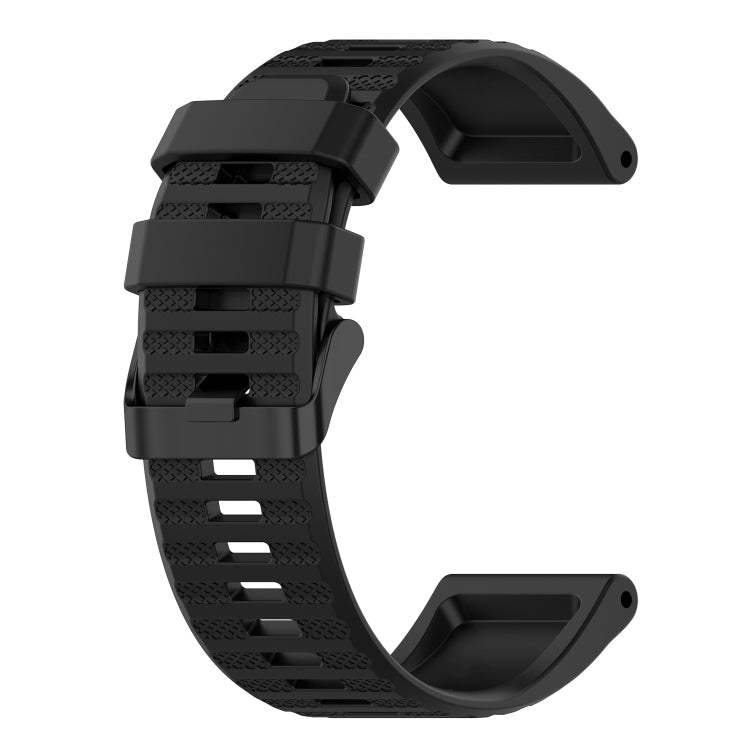 26mm Horizontal Texture Silicone Watch Band with Removal Tool, For Garmin Fenix 7X, For Garmin Fenix 7X Solar, For Garmin Tactix Delta, For Garmin Enduro, For Garmin Fenix 6X, For Garmin Fenix 6X Pro