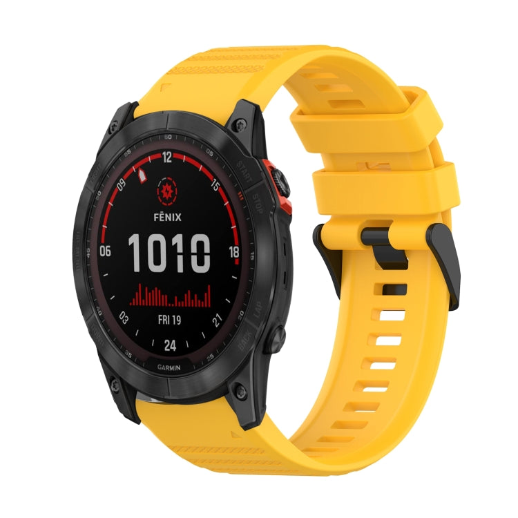 26mm Horizontal Texture Silicone Watch Band with Removal Tool, For Garmin Fenix 7X, For Garmin Fenix 7X Solar, For Garmin Tactix Delta, For Garmin Enduro, For Garmin Fenix 6X, For Garmin Fenix 6X Pro