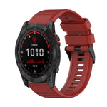 26mm Horizontal Texture Silicone Watch Band with Removal Tool, For Garmin Fenix 7X, For Garmin Fenix 7X Solar, For Garmin Tactix Delta, For Garmin Enduro, For Garmin Fenix 6X, For Garmin Fenix 6X Pro