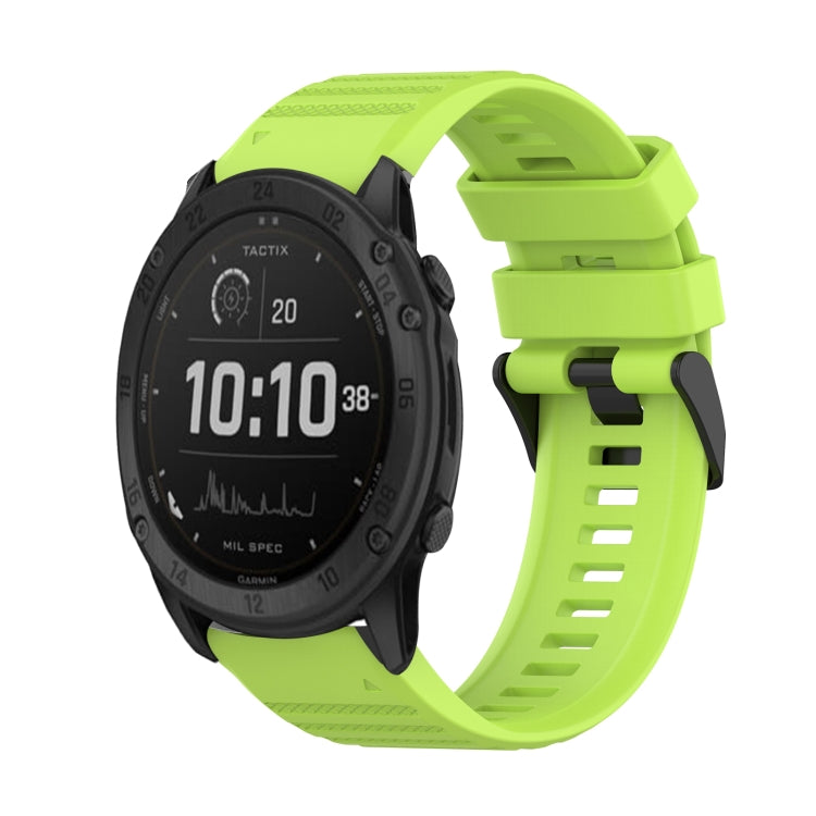 26mm Horizontal Texture Silicone Watch Band with Removal Tool, For Garmin Fenix 7X, For Garmin Fenix 7X Solar, For Garmin Tactix Delta, For Garmin Enduro, For Garmin Fenix 6X, For Garmin Fenix 6X Pro