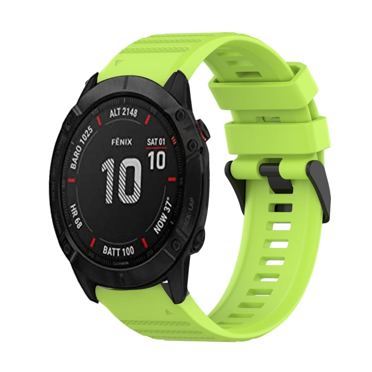 26mm Horizontal Texture Silicone Watch Band with Removal Tool, For Garmin Fenix 7X, For Garmin Fenix 7X Solar, For Garmin Tactix Delta, For Garmin Enduro, For Garmin Fenix 6X, For Garmin Fenix 6X Pro