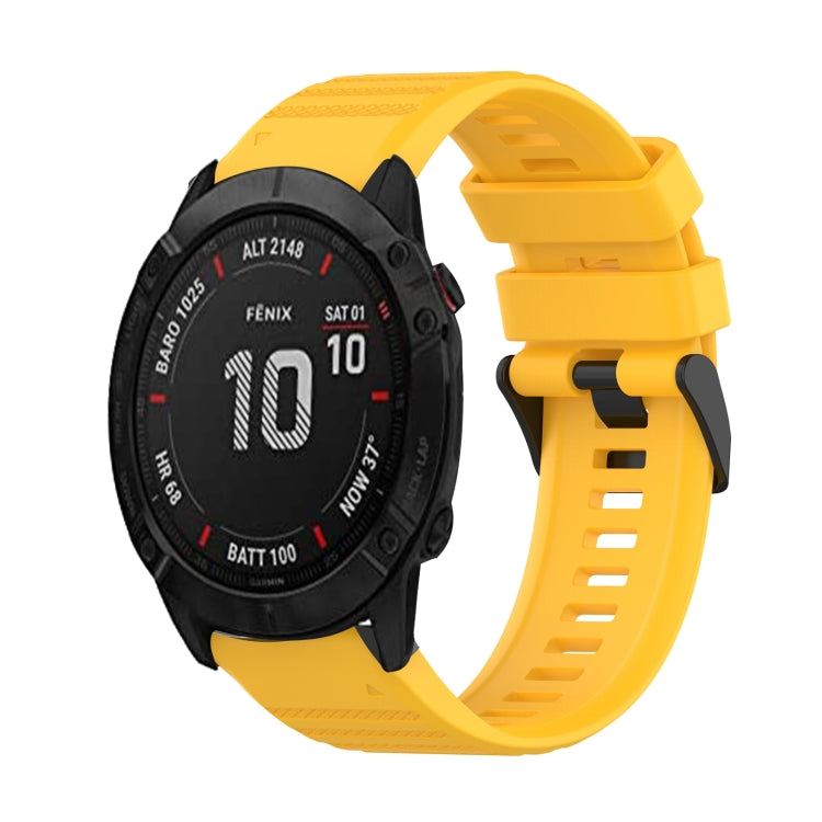 26mm Horizontal Texture Silicone Watch Band with Removal Tool, For Garmin Fenix 7X, For Garmin Fenix 7X Solar, For Garmin Tactix Delta, For Garmin Enduro, For Garmin Fenix 6X, For Garmin Fenix 6X Pro