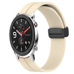 22mm Solid Color Magnetic Clasp Silicone Watch Band, For Amazfit GTR 2, For Amazfit 3, For Amazfit GTR 47mm