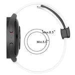 สายรัดนาฬิกาซิลิโคนพับได้พร้อมตัวล็อกแม่เหล็ก 22mm สำหรับ Samsung Galaxy Watch3 45mm, สำหรับ Samsung Galaxy Watch 46mm, สำหรับ Samsung Gear S3 Classic, สำหรับ Samsung Gear S3 Frontier