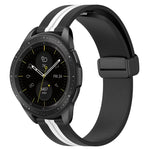 สายรัดนาฬิกาซิลิโคนพับได้พร้อมตัวล็อกแม่เหล็ก 20mm สำหรับ Samsung Galaxy Watch Active 2 40mm, สำหรับ Samsung Galaxy Watch Active 2 44mm, สำหรับ Samsung Galaxy Watch 42mm