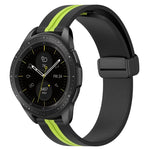 สายรัดนาฬิกาซิลิโคนพับได้พร้อมตัวล็อกแม่เหล็ก 20mm สำหรับ Samsung Galaxy Watch Active 2 40mm, สำหรับ Samsung Galaxy Watch Active 2 44mm, สำหรับ Samsung Galaxy Watch 42mm