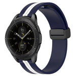 สายรัดนาฬิกาซิลิโคนพับได้พร้อมตัวล็อกแม่เหล็ก 20mm สำหรับ Samsung Galaxy Watch Active 2 40mm, สำหรับ Samsung Galaxy Watch Active 2 44mm, สำหรับ Samsung Galaxy Watch 42mm