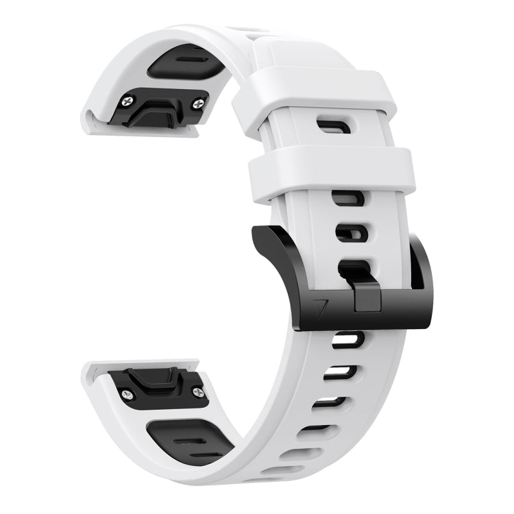 22mm Two-Color Sports Silicone Watch Band, For Garmin Instinct, For Garmin Descent G1