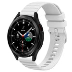 สายซิลิโคนลายจุดคลื่นสีพื้น 20mm สำหรับ Samsung Galaxy Watch 4 Classic 42mm, สำหรับ Samsung Galaxy Watch 4 Classic 46mm, สำหรับ Samsung Galaxy Watch Active 2 40mm, สำหรับ Samsung Galaxy Watch Active 2 44mm