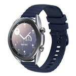 สายซิลิโคนลายจุดคลื่นสีพื้น 22mm สำหรับ Samsung Galaxy Watch3 45mm, สำหรับ Samsung Galaxy Watch 46mm, สำหรับ Samsung Gear S3 Classic, สำหรับ Samsung Gear S3 Frontier