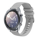 สายซิลิโคนลายจุดคลื่นสีพื้น 22mm สำหรับ Samsung Galaxy Watch3 45mm, สำหรับ Samsung Galaxy Watch 46mm, สำหรับ Samsung Gear S3 Classic, สำหรับ Samsung Gear S3 Frontier