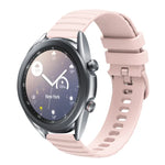 สายซิลิโคนลายจุดคลื่นสีพื้น 22mm สำหรับ Samsung Galaxy Watch3 45mm, สำหรับ Samsung Galaxy Watch 46mm, สำหรับ Samsung Gear S3 Classic, สำหรับ Samsung Gear S3 Frontier