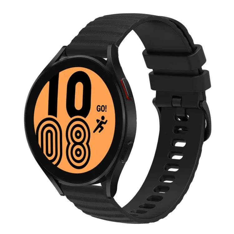 สายซิลิโคนลายจุดคลื่นสีพื้น 22mm สำหรับ Samsung Galaxy Watch3 45mm, สำหรับ Samsung Galaxy Watch 46mm, สำหรับ Samsung Gear S3 Classic, สำหรับ Samsung Gear S3 Frontier