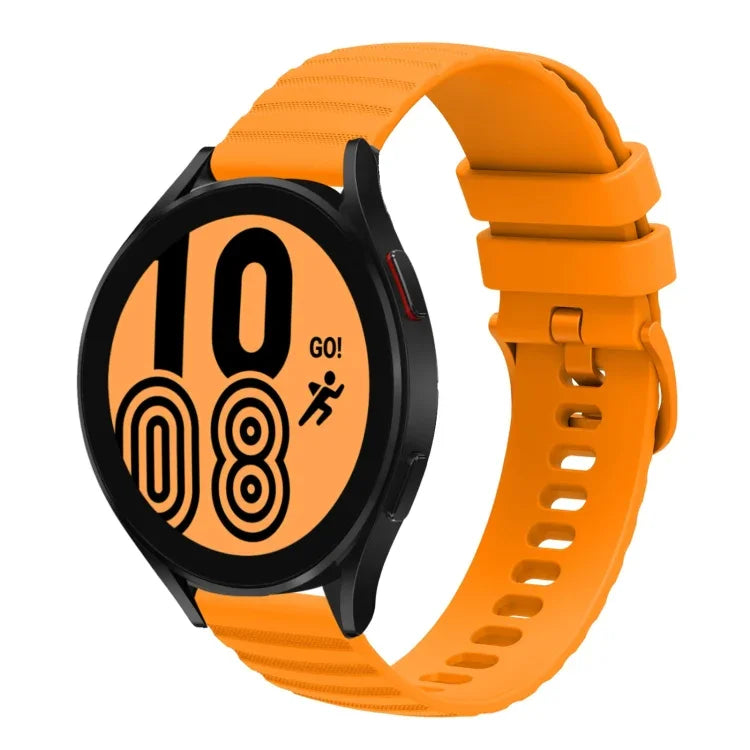สายซิลิโคนลายจุดคลื่นสีพื้น 22mm สำหรับ Samsung Galaxy Watch3 45mm, สำหรับ Samsung Galaxy Watch 46mm, สำหรับ Samsung Gear S3 Classic, สำหรับ Samsung Gear S3 Frontier