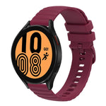 สายซิลิโคนลายจุดคลื่นสีพื้น 22mm สำหรับ Samsung Galaxy Watch3 45mm, สำหรับ Samsung Galaxy Watch 46mm, สำหรับ Samsung Gear S3 Classic, สำหรับ Samsung Gear S3 Frontier