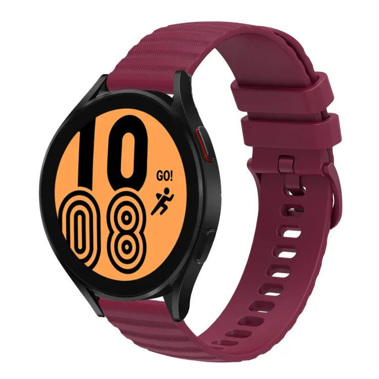 สายซิลิโคนลายจุดคลื่นสีพื้น 22mm สำหรับ Samsung Galaxy Watch3 45mm, สำหรับ Samsung Galaxy Watch 46mm, สำหรับ Samsung Gear S3 Classic, สำหรับ Samsung Gear S3 Frontier