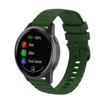 สายซิลิโคนลายจุดคลื่นสีพื้น 22mm สำหรับ Samsung Galaxy Watch3 45mm, สำหรับ Samsung Galaxy Watch 46mm, สำหรับ Samsung Gear S3 Classic, สำหรับ Samsung Gear S3 Frontier