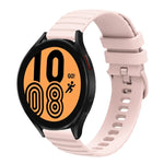 สายซิลิโคนลายจุดคลื่นสีพื้น 22mm สำหรับ Samsung Galaxy Watch3 45mm, สำหรับ Samsung Galaxy Watch 46mm, สำหรับ Samsung Gear S3 Classic, สำหรับ Samsung Gear S3 Frontier