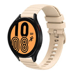 สายซิลิโคนลายจุดคลื่นสีพื้น 22mm สำหรับ Samsung Galaxy Watch3 45mm, สำหรับ Samsung Galaxy Watch 46mm, สำหรับ Samsung Gear S3 Classic, สำหรับ Samsung Gear S3 Frontier