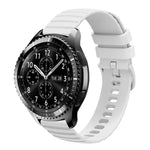 สายซิลิโคนลายจุดคลื่นสีพื้น 22mm สำหรับ Samsung Galaxy Watch3 45mm, สำหรับ Samsung Galaxy Watch 46mm, สำหรับ Samsung Gear S3 Classic, สำหรับ Samsung Gear S3 Frontier