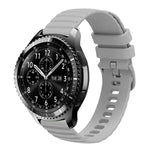 สายซิลิโคนลายจุดคลื่นสีพื้น 22mm สำหรับ Samsung Galaxy Watch3 45mm, สำหรับ Samsung Galaxy Watch 46mm, สำหรับ Samsung Gear S3 Classic, สำหรับ Samsung Gear S3 Frontier