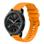 สายซิลิโคนลายจุดคลื่นสีพื้น 22mm สำหรับ Samsung Galaxy Watch3 45mm, สำหรับ Samsung Galaxy Watch 46mm, สำหรับ Samsung Gear S3 Classic, สำหรับ Samsung Gear S3 Frontier