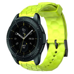 สายรัดนาฬิกาซิลิโคนลายฟุตบอลสีพื้นขนาด 20 มม., สำหรับ Samsung Galaxy Watch Active 2 ขนาด 44 มม., สำหรับ Samsung Galaxy Watch ขนาด 42 มม.