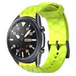 สายรัดนาฬิกาซิลิโคนลายฟุตบอลสีพื้นขนาด 22 มม., สำหรับ Samsung Galaxy Watch3 ขนาด 45 มม., สำหรับ Samsung Galaxy Watch ขนาด 46 มม., สำหรับ Samsung Gear S3 Classic, สำหรับ Samsung Gear S3 Frontier