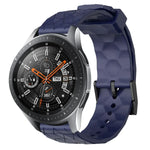สายรัดนาฬิกาซิลิโคนลายฟุตบอลสีพื้นขนาด 22 มม., สำหรับ Samsung Galaxy Watch3 ขนาด 45 มม., สำหรับ Samsung Galaxy Watch ขนาด 46 มม., สำหรับ Samsung Gear S3 Classic, สำหรับ Samsung Gear S3 Frontier