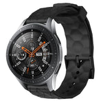 สายรัดนาฬิกาซิลิโคนลายฟุตบอลสีพื้นขนาด 22 มม., สำหรับ Samsung Galaxy Watch3 ขนาด 45 มม., สำหรับ Samsung Galaxy Watch ขนาด 46 มม., สำหรับ Samsung Gear S3 Classic, สำหรับ Samsung Gear S3 Frontier