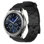 สายรัดนาฬิกาซิลิโคนลายฟุตบอลสีพื้นขนาด 22 มม., สำหรับ Samsung Galaxy Watch3 ขนาด 45 มม., สำหรับ Samsung Galaxy Watch ขนาด 46 มม., สำหรับ Samsung Gear S3 Classic, สำหรับ Samsung Gear S3 Frontier