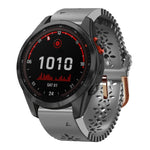 20mm Lady's Silicone Watch Band With Lace Punch, For Garmin Fenix 7S, For Garmin Fenix 7S Solar, For Garmin Fenix 7S Sapphire Solar, For Garmin Instinct 2S, For Garmin Fenix 6S, For Garmin Fenix 6S Pro