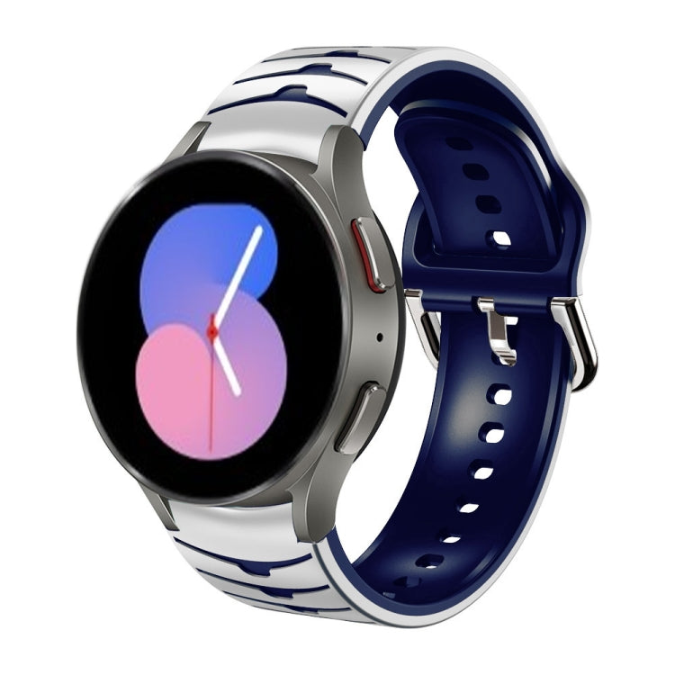Curved Texture Silicone Watch Band, For Samsung Galaxy Watch 5 44mm, For Samsung Galaxy Watch 5 40mm, For Samsung Galaxy Watch 5 Pro 45mm