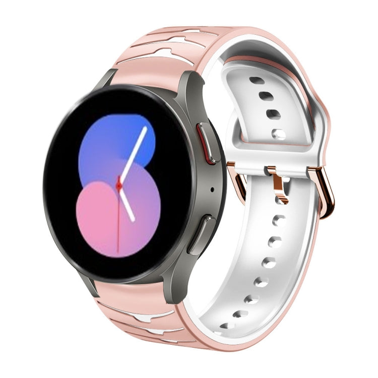 Curved Texture Silicone Watch Band, For Samsung Galaxy Watch 5 44mm, For Samsung Galaxy Watch 5 40mm, For Samsung Galaxy Watch 5 Pro 45mm