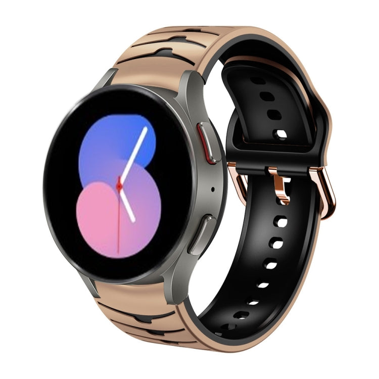 Curved Texture Silicone Watch Band, For Samsung Galaxy Watch 5 44mm, For Samsung Galaxy Watch 5 40mm, For Samsung Galaxy Watch 5 Pro 45mm