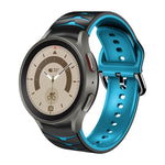 Curved Texture Silicone Watch Band, For Samsung Galaxy Watch 5 44mm, For Samsung Galaxy Watch 5 40mm, For Samsung Galaxy Watch 5 Pro 45mm