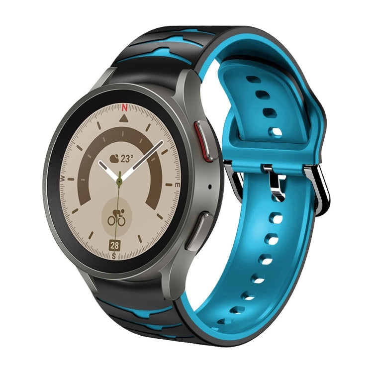 Curved Texture Silicone Watch Band, For Samsung Galaxy Watch 5 44mm, For Samsung Galaxy Watch 5 40mm, For Samsung Galaxy Watch 5 Pro 45mm