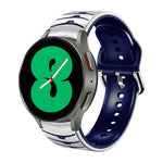 Curved Texture Silicone Watch Band, For Samsung Galaxy Watch 4 44mm, For Samsung Galaxy Watch 4 40mm, For Samsung  Galaxy Watch 4 Classic 42mm