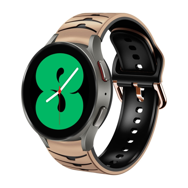 Curved Texture Silicone Watch Band, For Samsung Galaxy Watch 4 44mm, For Samsung Galaxy Watch 4 40mm, For Samsung  Galaxy Watch 4 Classic 42mm
