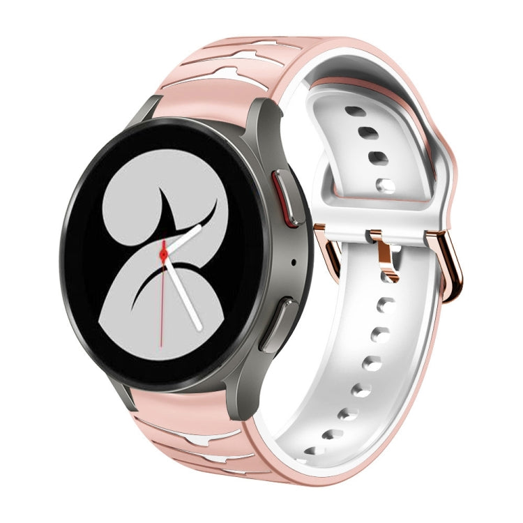 Curved Texture Silicone Watch Band, For Samsung Galaxy Watch 4 44mm, For Samsung Galaxy Watch 4 40mm, For Samsung  Galaxy Watch 4 Classic 42mm