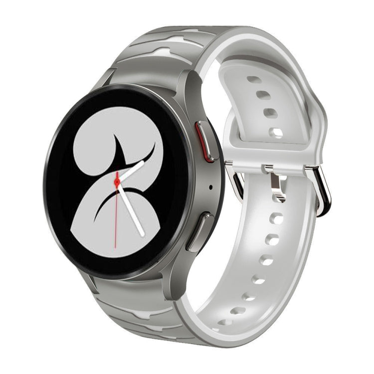 Curved Texture Silicone Watch Band, For Samsung Galaxy Watch 4 44mm, For Samsung Galaxy Watch 4 40mm, For Samsung  Galaxy Watch 4 Classic 42mm