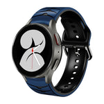 Curved Texture Silicone Watch Band, For Samsung Galaxy Watch 4 44mm, For Samsung Galaxy Watch 4 40mm, For Samsung  Galaxy Watch 4 Classic 42mm