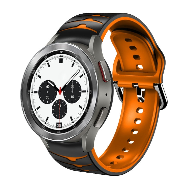 Curved Texture Silicone Watch Band, For Samsung Galaxy Watch 4 44mm, For Samsung Galaxy Watch 4 40mm, For Samsung  Galaxy Watch 4 Classic 42mm