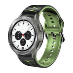 Curved Texture Silicone Watch Band, For Samsung Galaxy Watch 4 44mm, For Samsung Galaxy Watch 4 40mm, For Samsung  Galaxy Watch 4 Classic 42mm
