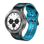 Curved Texture Silicone Watch Band, For Samsung Galaxy Watch 4 44mm, For Samsung Galaxy Watch 4 40mm, For Samsung  Galaxy Watch 4 Classic 42mm