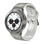 Curved Texture Silicone Watch Band, For Samsung Galaxy Watch 4 44mm, For Samsung Galaxy Watch 4 40mm, For Samsung  Galaxy Watch 4 Classic 42mm