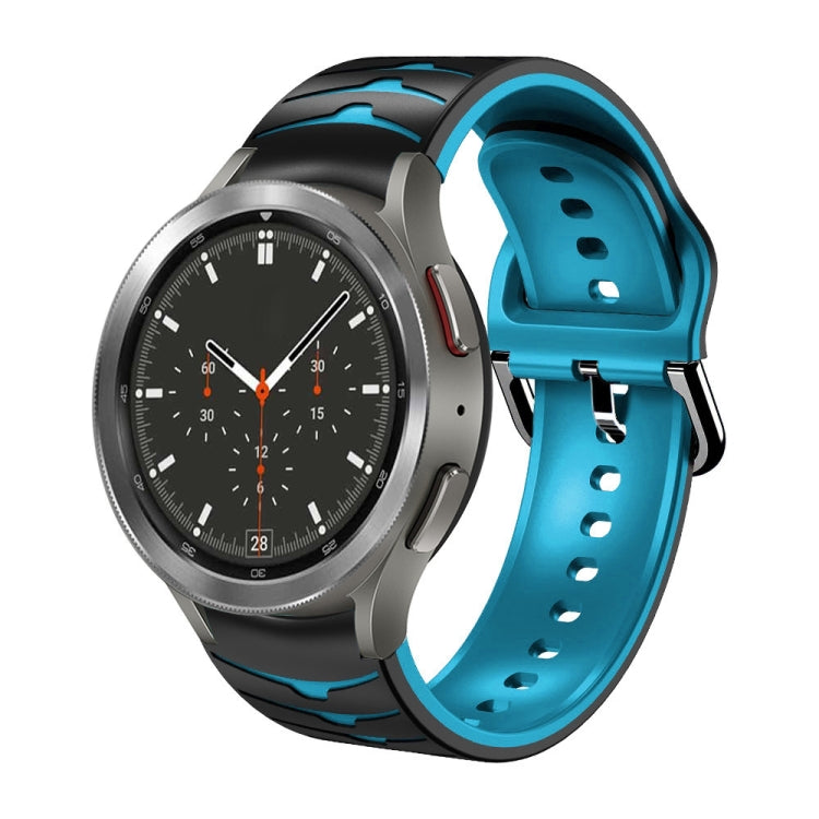 สายรัดนาฬิกาซิลิโคนลายโค้ง สำหรับ Samsung Galaxy Watch 4 Classic 46mm