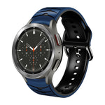 สายรัดนาฬิกาซิลิโคนลายโค้ง สำหรับ Samsung Galaxy Watch 4 Classic 46mm