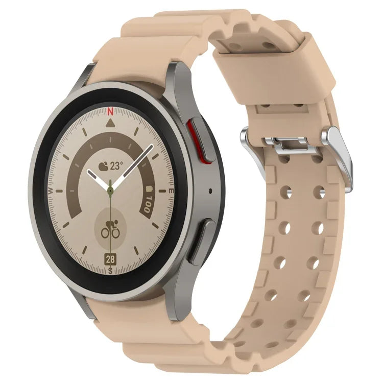 Armor Pure Color Silicone Watch Band, For Samsung Galaxy Watch5 44mm, For Samsung Galaxy Watch5 40mm, For Samsung Galaxy Watch5 Pro 45mm, For Samsung Galaxy Watch4 44mm, For Samsung Galaxy Watch4 40mm, For Samsung  Galaxy Watch4 Classic 42mm           ...