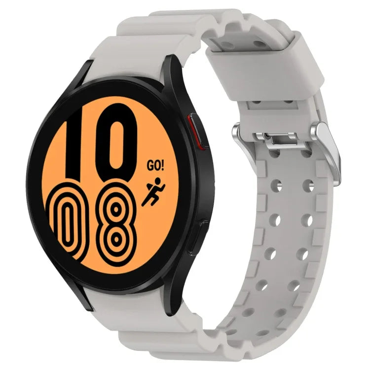 Armor Pure Color Silicone Watch Band, For Samsung Galaxy Watch5 44mm, For Samsung Galaxy Watch5 40mm, For Samsung Galaxy Watch5 Pro 45mm, For Samsung Galaxy Watch4 44mm, For Samsung Galaxy Watch4 40mm, For Samsung  Galaxy Watch4 Classic 42mm           ...